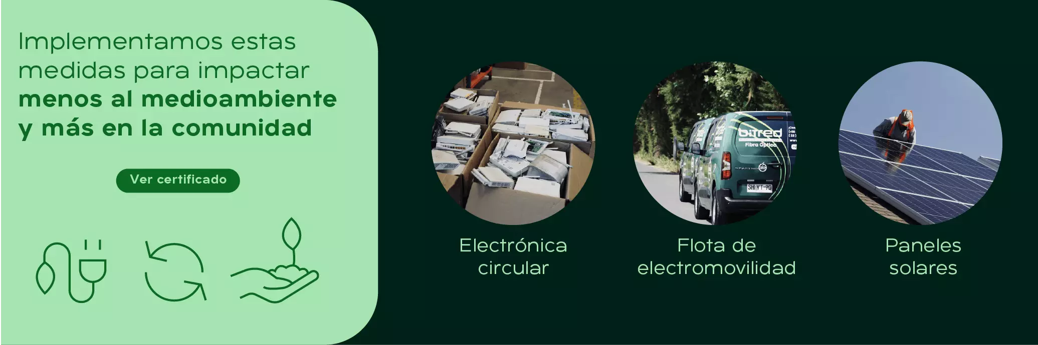 certificado de reciclaje routers